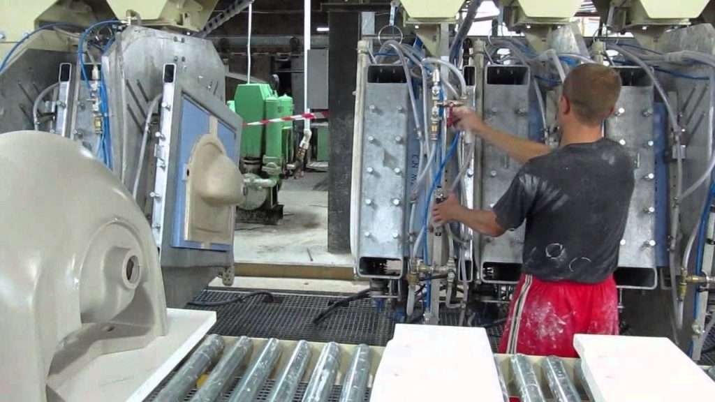 High Pressure Casting Machine for Sanitaryware Factory